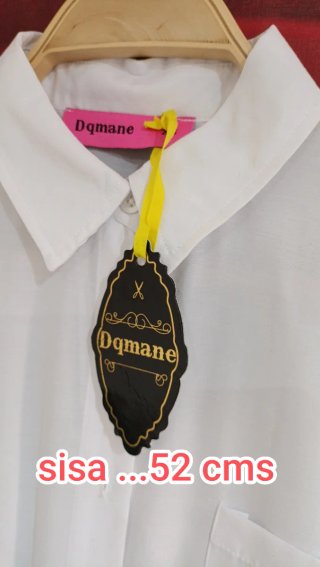Vestido Dqmane blanco con pedrería