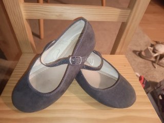 Bailarinas Sfera gris niña talla 29