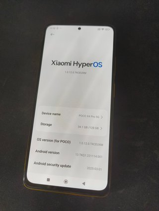 POCO X4 Pro 5G 128GB Amarillo - Como Nuevo