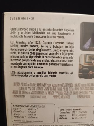DVD El Intercambio (Changeling)