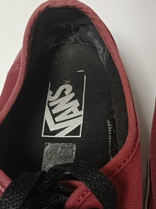 Zapatillas Vans Authentic Granate Talla 40.5