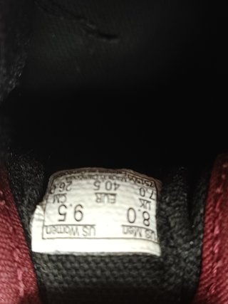 Zapatillas Vans Authentic Granate Talla 40.5