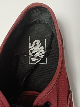 Zapatillas Vans Authentic Granate Talla 40.5