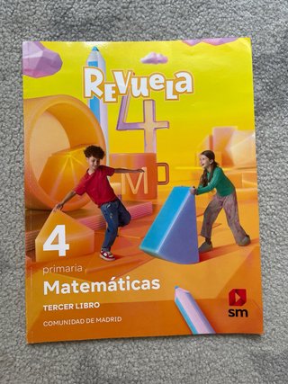 3 Libros de Matemáticas 4º Prim. (1º, 2º y3º trim)