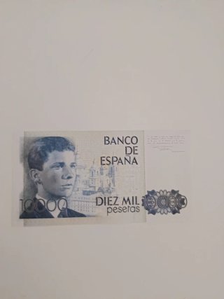 Billete 10.000 pesetas 1985