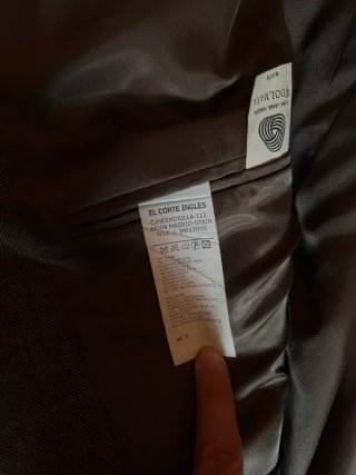 Chaqueta de traje Dustin marrón