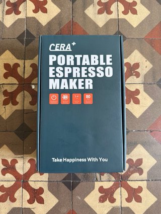 Cafetera portátil CERA nueva