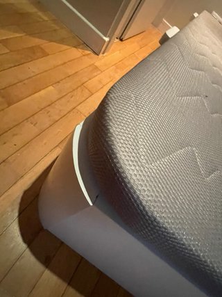 Canapé Cama 90cm Gris Tela