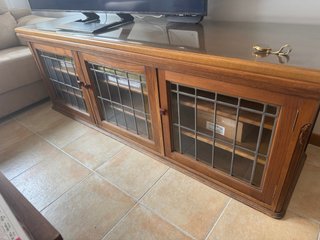 Mesa de centro madera y cristal