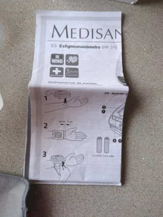 Tensiómetro Medisana BW310 Muñeca