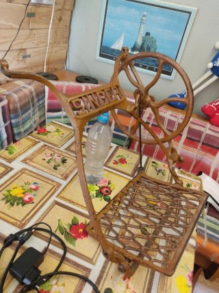 Pedal Máquina de Coser Singer Hierro Fundido