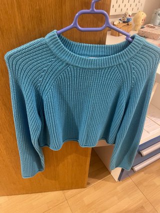 Jersey azul de punto