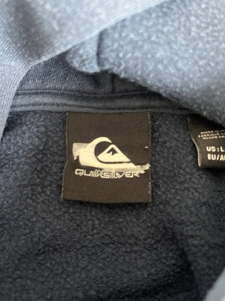 Sudadera Quiksilver Azul con Capucha