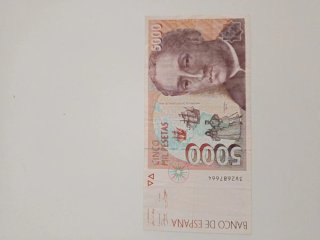 Billetes España 1000, 2000, 5000, 10000 Pesetas