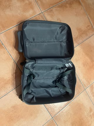 Valigia per bambini viaggio blu e grigio