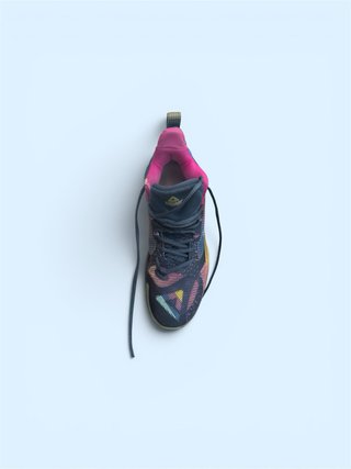 Zapatillas Baloncesto Peak Azul Multicolor