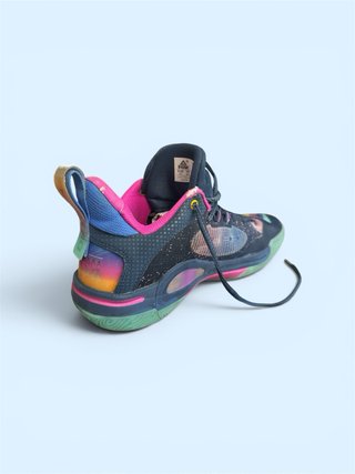 Zapatillas Baloncesto Peak Azul Multicolor