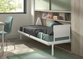 Cama abatible vertical F405 BSC 105×190 con armari