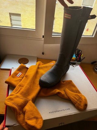 Botas Hunter y calcetines térmicos talla única