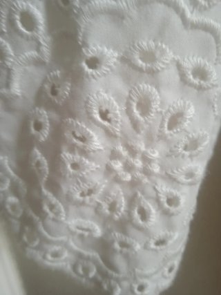 Abito corto/blusa H&M cotone bianco taglia  unica