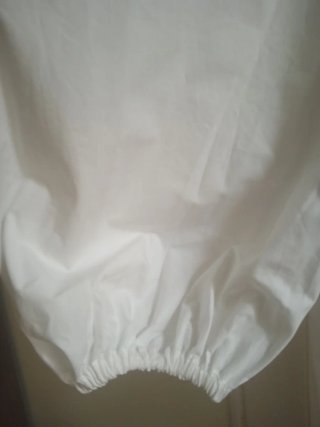 Abito corto/blusa H&M cotone bianco taglia  unica