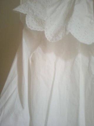 Abito corto/blusa H&M cotone bianco taglia  unica
