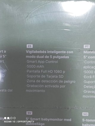 Monitor Bebé Momcozy 5 Dual-Mode