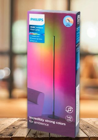 Lampada da terra Philips 140 CM con telecomando -