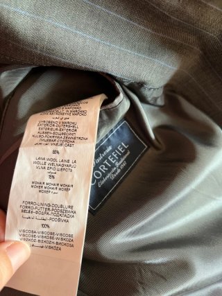 Traje de hombre Cortefiel gris de lana