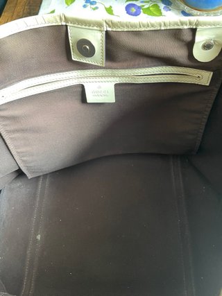 Bolso Tote Gucci Beige y Marrón