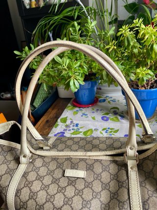 Bolso Tote Gucci Beige y Marrón