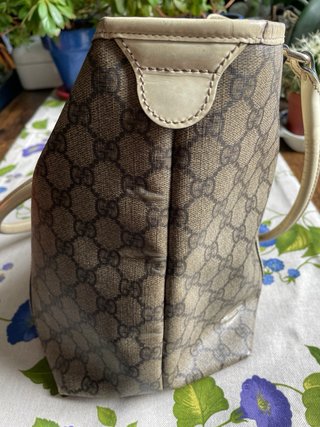 Bolso Tote Gucci Beige y Marrón
