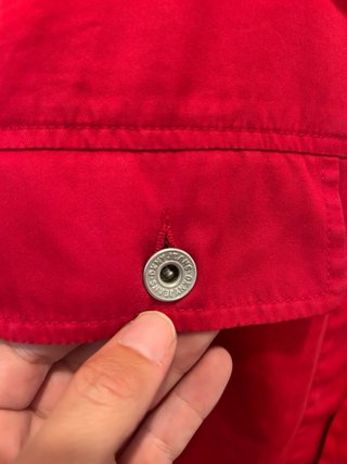 Cazadora DKNY Jeans Roja Talla L