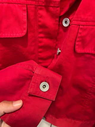 Cazadora DKNY Jeans Roja Talla L