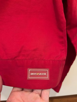 Cazadora DKNY Jeans Roja Talla L