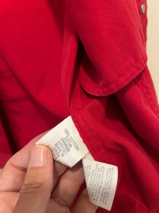Cazadora DKNY Jeans Roja Talla L
