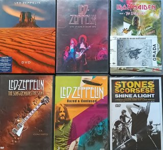 DVDs de musica internacional de grandes artistas