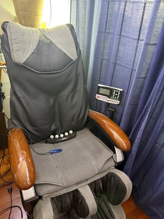 Sillón de Masaje Negro y Gris