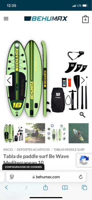 Tabla Paddle Surf BE WAVE 10' Behumax Mediterran