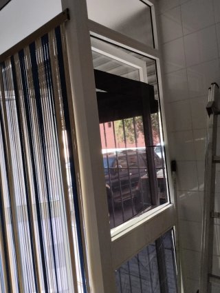 Cierre aluminio 2.5m alto x 4m largo
