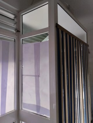 Cierre aluminio 2.5m alto x 4m largo