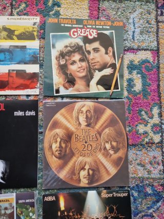 Set de 6 vinilos The Police Miles Davis Beatles...