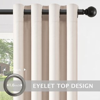 Cortina Opaca Beige 140x245cm