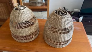 Lámparas de techo de junco de Ikea HAVSDJUP