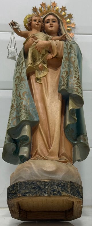 ANTIGUA VIRGEN MARIA AUXILIADORA SELLADA OLOT