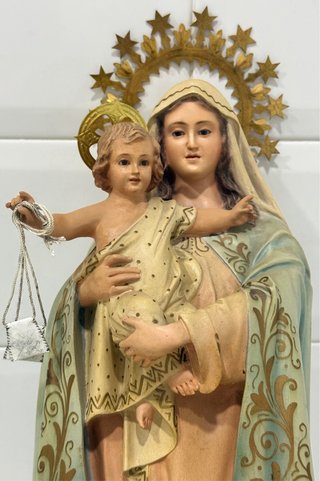 ANTIGUA VIRGEN MARIA AUXILIADORA SELLADA OLOT