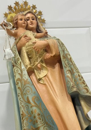 ANTIGUA VIRGEN MARIA AUXILIADORA SELLADA OLOT