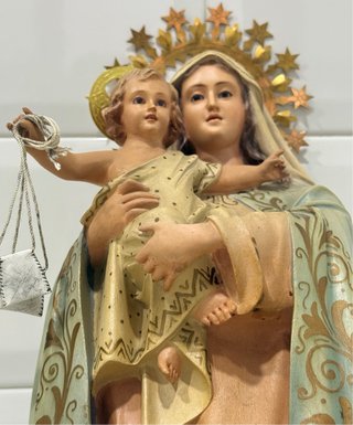 ANTIGUA VIRGEN MARIA AUXILIADORA SELLADA OLOT