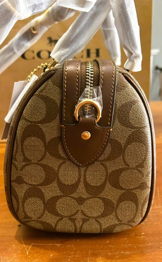 BOLSO COACH Rowan Satchel KhakiSaddle