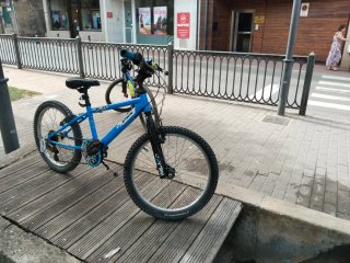 Bicicleta Decathlon 20 Blu
